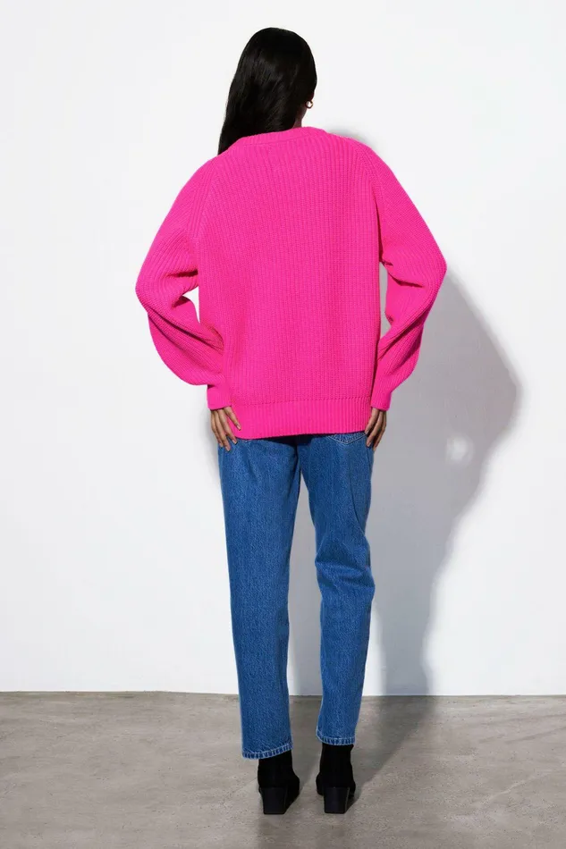 Shop Tops Mara Hoffman Andi Sweater Pink Shop Tops Mara Hoffman Andi Sweater Pink