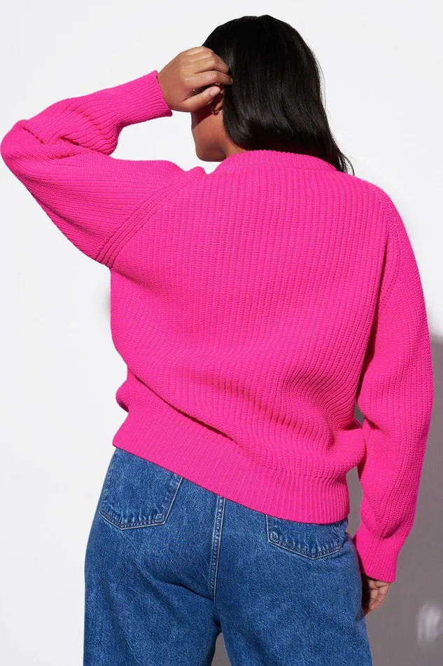 Shop Tops Mara Hoffman Andi Sweater Pink Shop Tops Mara Hoffman Andi Sweater Pink