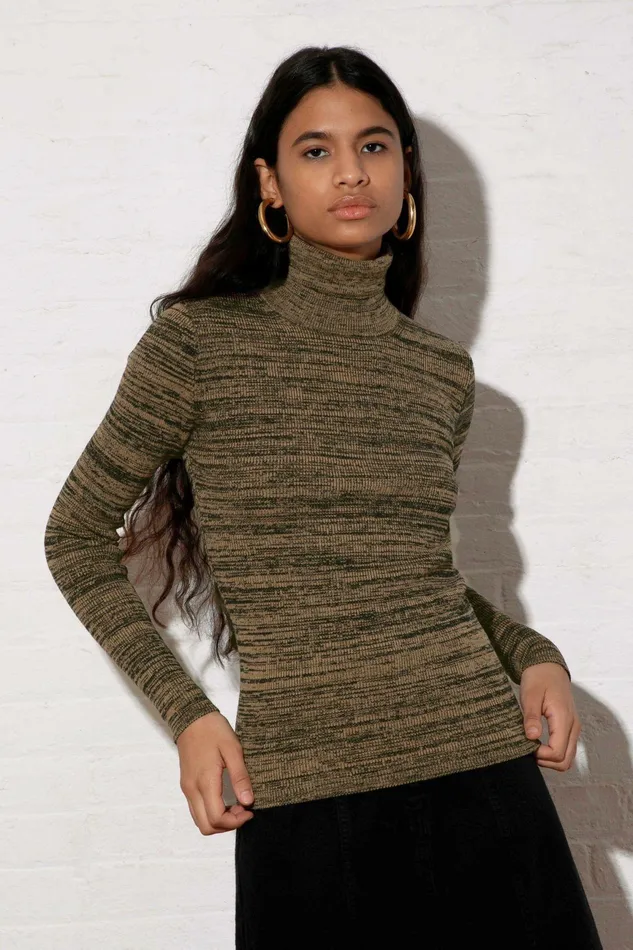 Shop Tops Mara Hoffman Gene Sweater Brown Shop Tops Mara Hoffman Gene Sweater Brown