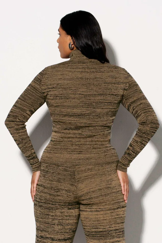 Shop Tops Mara Hoffman Gene Sweater Brown Shop Tops Mara Hoffman Gene Sweater Brown