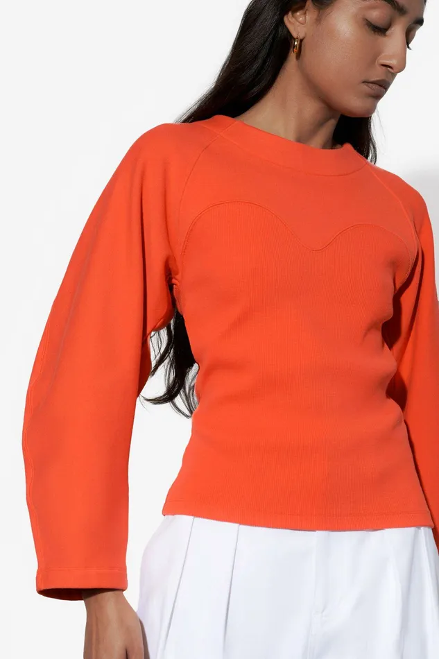 Shop Tops Mara Hoffman Genevieve Top Orange Shop Tops Mara Hoffman Genevieve Top Orange