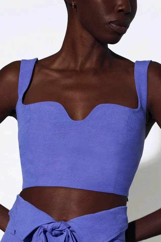 Shop Tops Mara Hoffman Jini Top Purple Shop Tops Mara Hoffman Jini Top Purple