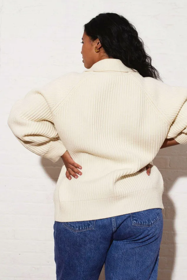 Shop Tops Mara Hoffman Juliana Sweater Natural Shop Tops Mara Hoffman Juliana Sweater Natural