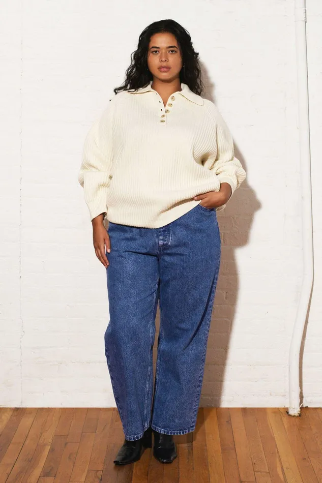 Shop Tops Mara Hoffman Juliana Sweater Natural Shop Tops Mara Hoffman Juliana Sweater Natural
