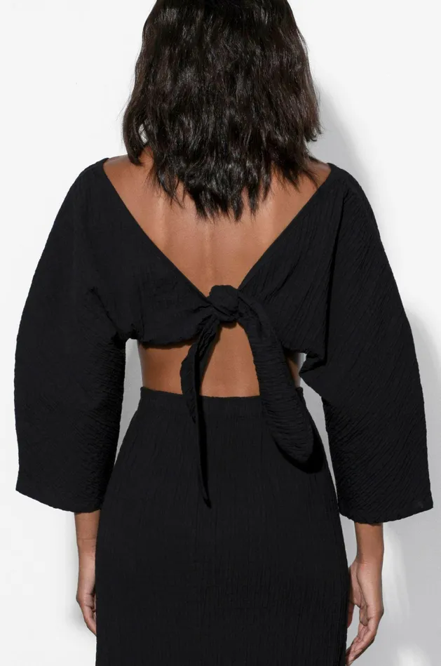 Shop Tops Mara Hoffman Justine Top Black Shop Tops Mara Hoffman Justine Top Black