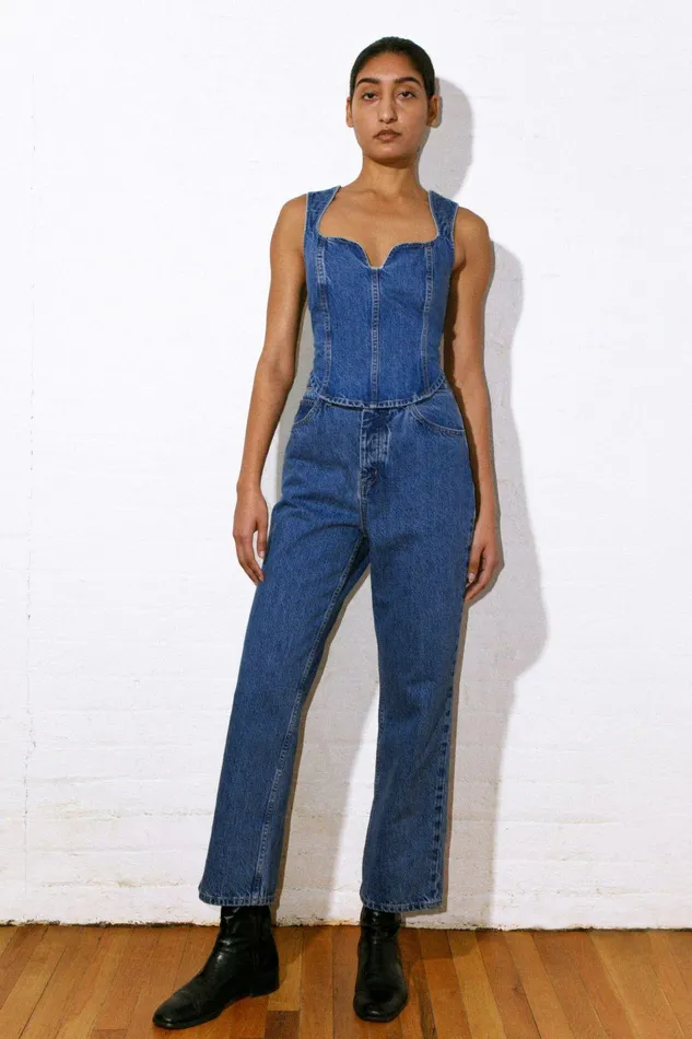 Shop Tops Mara Hoffman Milla Top Blue Shop Tops Mara Hoffman Milla Top Blue