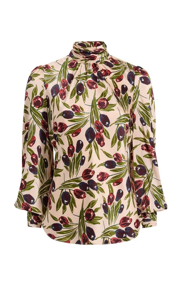 Shop Tulip Jem Top Pearl Multi Cinq Sept Long Sleeve Tops