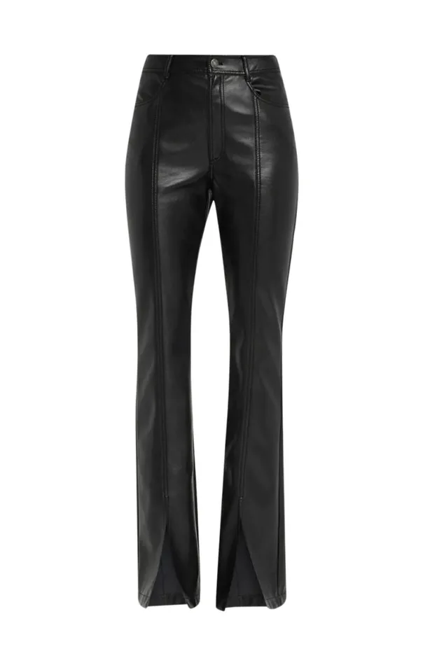 Shop Vegan Leather Shanis Pant Black Cinq Sept Pants