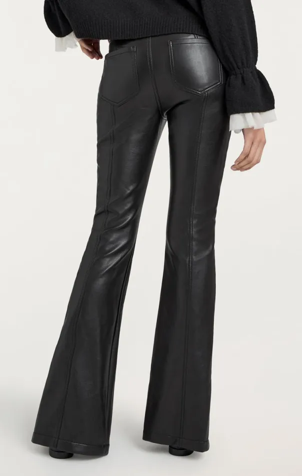 Shop Vegan Leather Shanis Pant Black Cinq Sept Pants