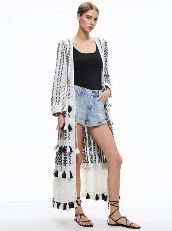 Shorts Women Alice Olivia AMAZING HIGH RISE DENIM VINTAGE SHORT Rockstar Blue