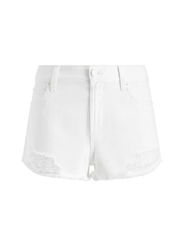Shorts Women Alice Olivia AMAZING HIGH RISE DENIM VINTAGE SHORT White