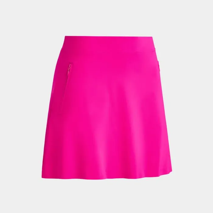 Skorts and Dresses Women GFORE SILKY TECH NYLON ALINE SKORT Day Glow Pink