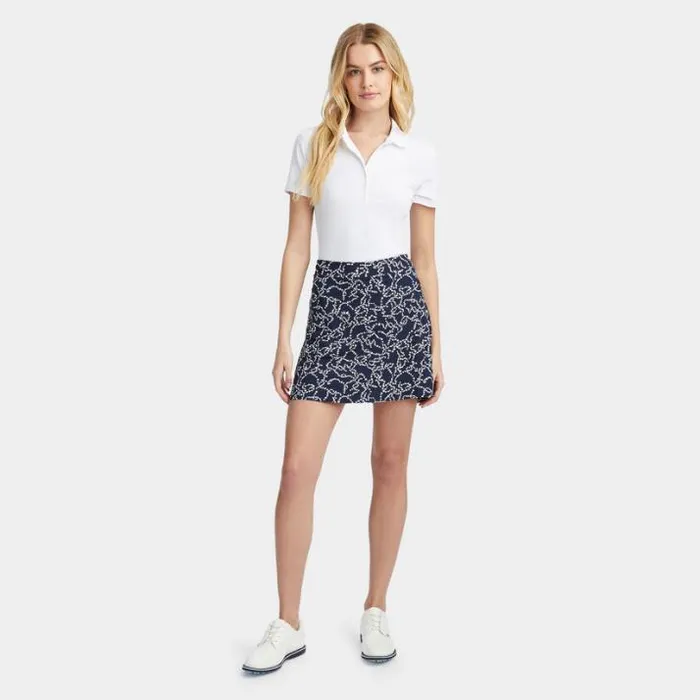 Skorts and Dresses Women GFORE STARDUST SILKY TECH NYLON ALINE SKORT Twilight