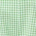 Smak Parlour Green and White Gingham Pleated Shorts Clothing Unique Vintage Shorts