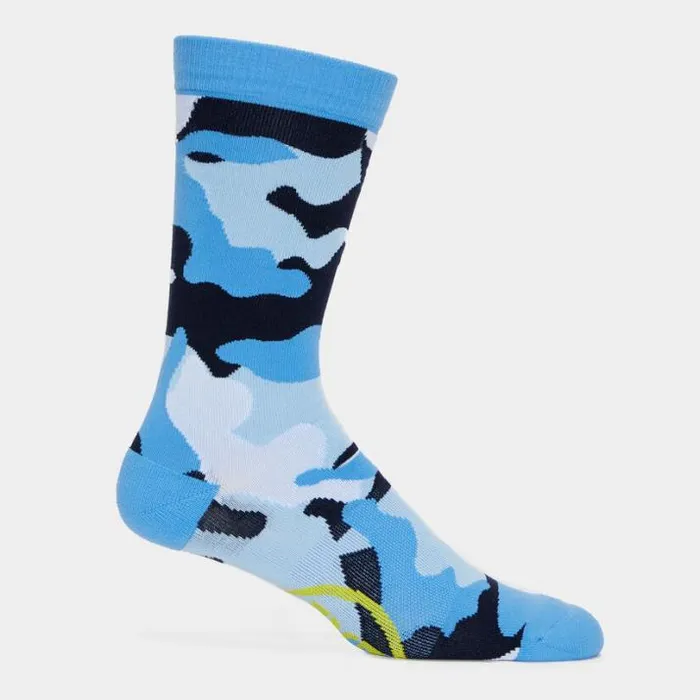 Socks Men GFORE CAMO CIRCLE G039S COMPRESSION CREW SOCK Cielo