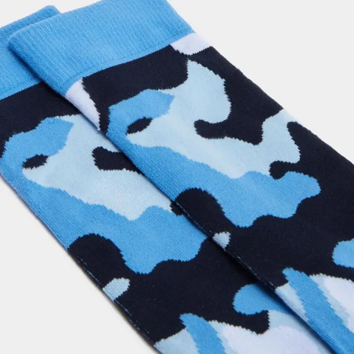 Socks Men GFORE CAMO CIRCLE G039S COMPRESSION CREW SOCK Cielo