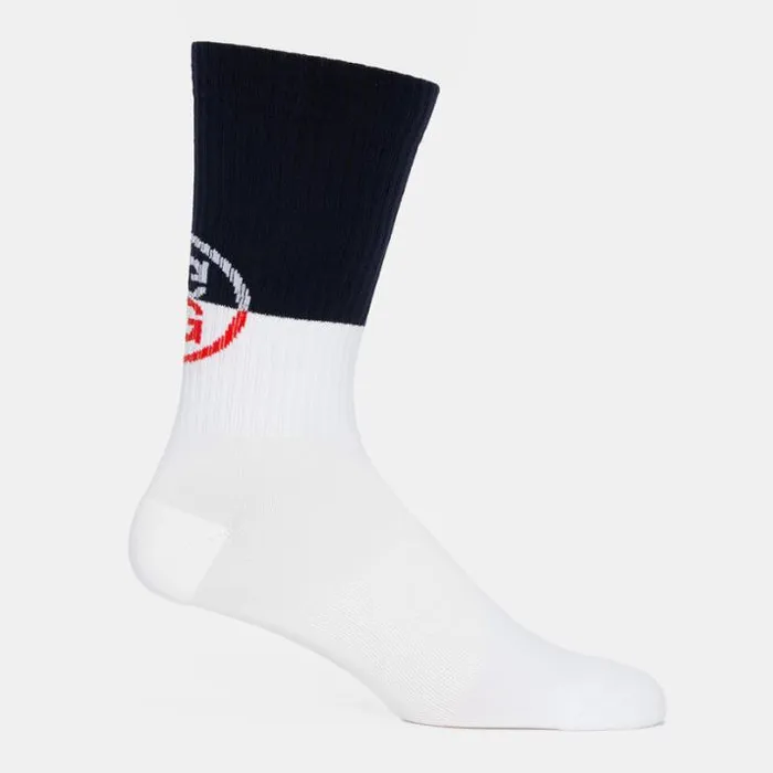 Socks Men GFORE CIRCLE G RIBBED COMPRESSION CREW SOCK Snow