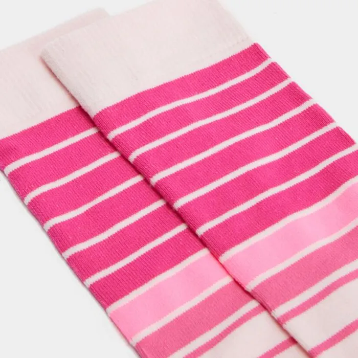 Socks Men GFORE MIXED STRIPE COMPRESSION CREW SOCK Blush