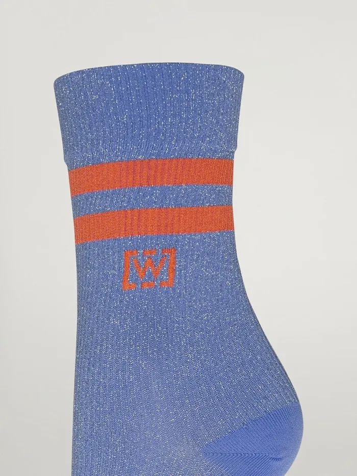 Sporty Stripes Socks Ultra Violetsilver Women Wolford Socks