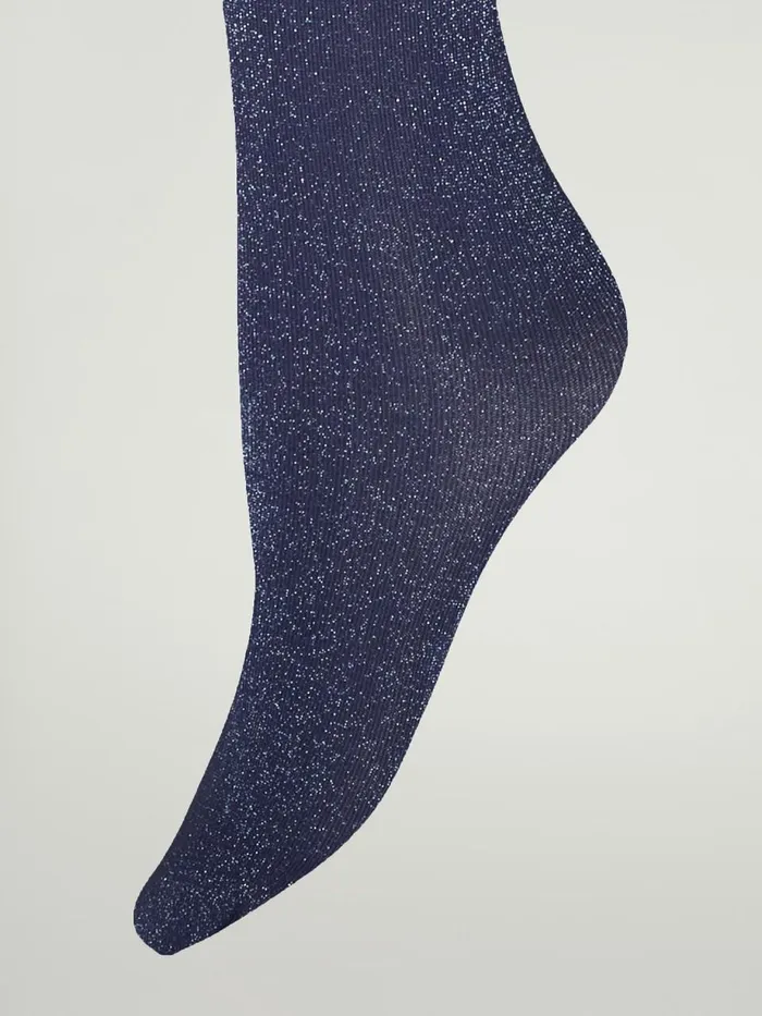 Stardust Tights Navyaqua Silver Women Wolford Tights