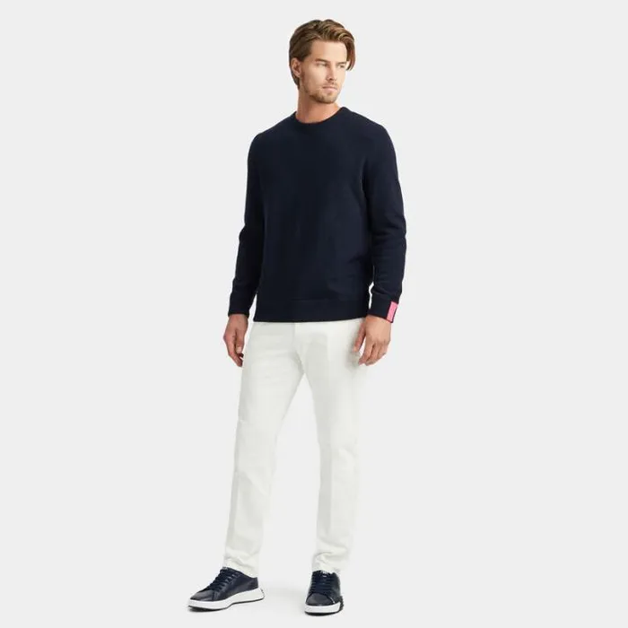 Sweaters Men GFORE FRESH TAKE ON THE CASHMERE CREW Twilight