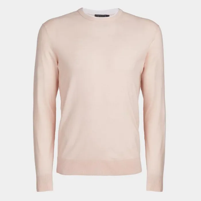 Sweaters Men GFORE MERINO WOOL BLEND CREWNECK SWEATER Petal