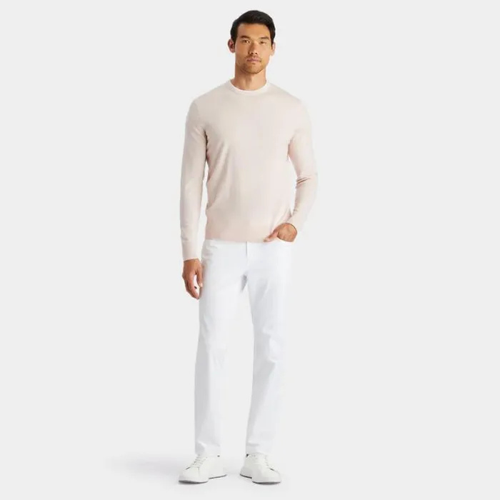 Sweaters Men GFORE MERINO WOOL BLEND CREWNECK SWEATER Petal