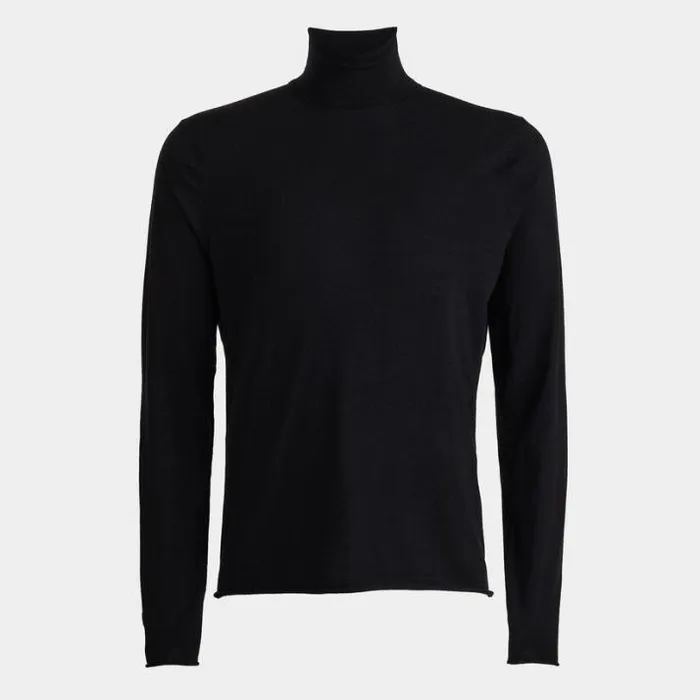 Sweaters Men GFORE MERINO WOOL BLEND TURTLENECK SWEATER Onyx