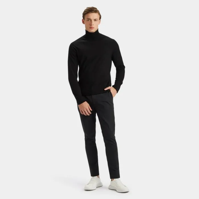 Sweaters Men GFORE MERINO WOOL BLEND TURTLENECK SWEATER Onyx