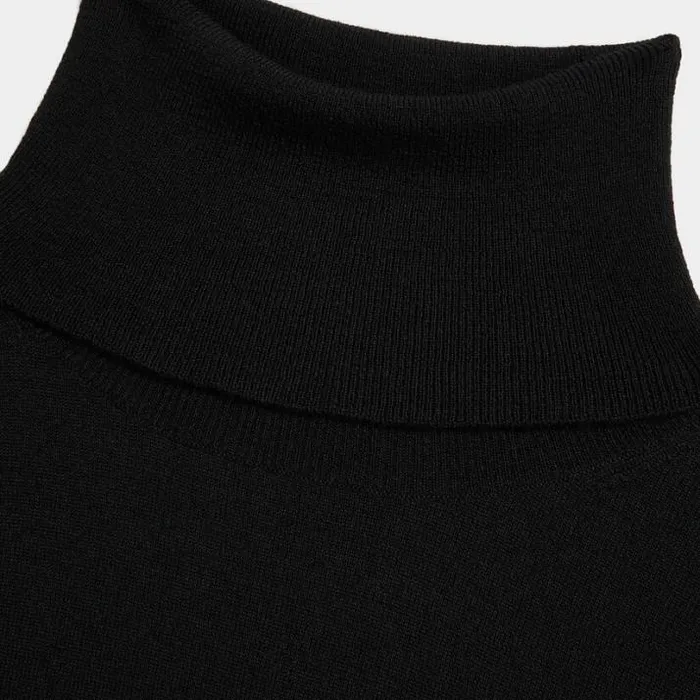 Sweaters Men GFORE MERINO WOOL BLEND TURTLENECK SWEATER Onyx