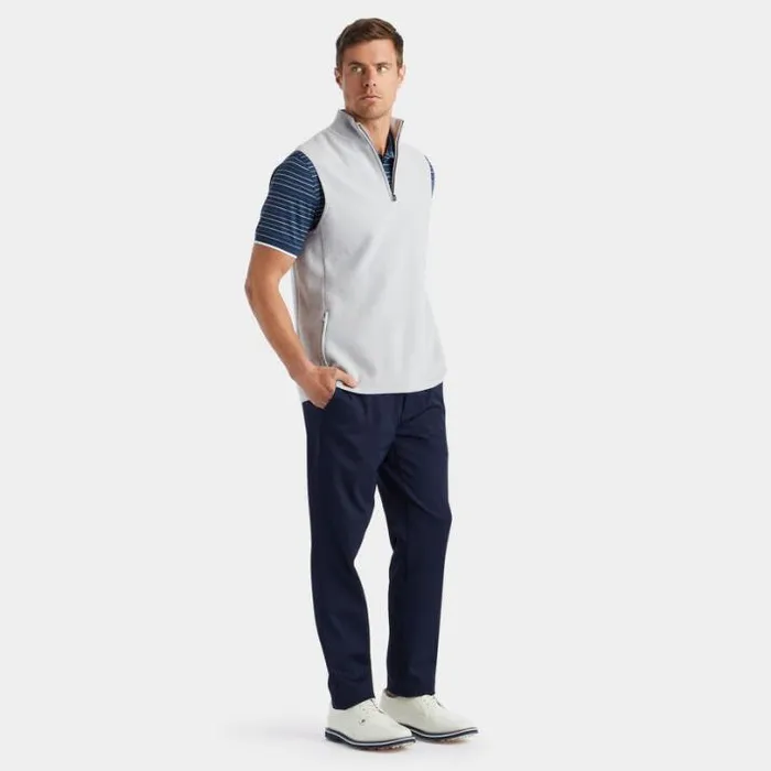 Sweaters Men GFORE MERINO WOOL TECH LINED DUNES VEST Nimbus Heather