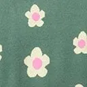 Teal Green and Mint Daisy Cardigan Clothing Unique Vintage Sweaters and Cardigans