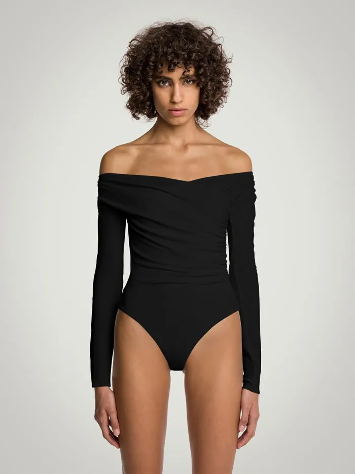 The Gathered CacheCoeur Body Black Women Wolford Longsleeve Shirts