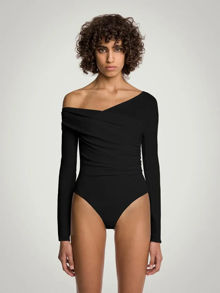 The Gathered CacheCoeur Body Black Women Wolford Longsleeve Shirts