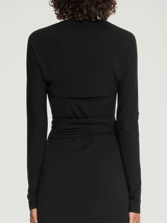 The Shrug Cardigan Black Women Wolford Longsleeve Shirts