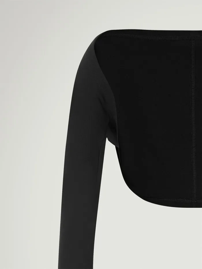 The Shrug Cardigan Black Women Wolford Longsleeve Shirts