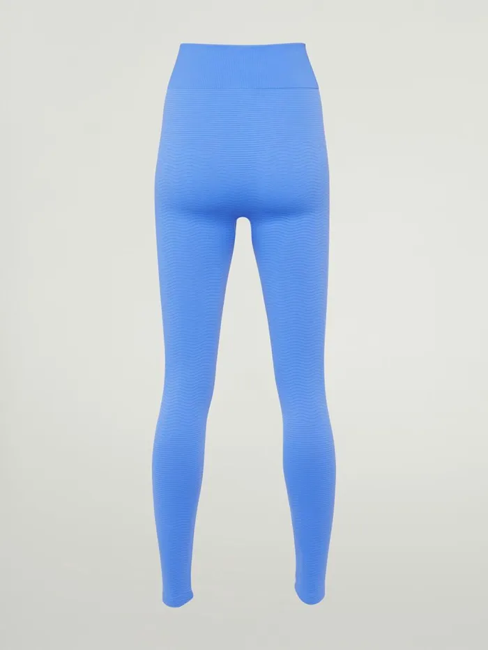 The Wellness Leggings Dazzling Blue Women Wolford Athleisure Leggings