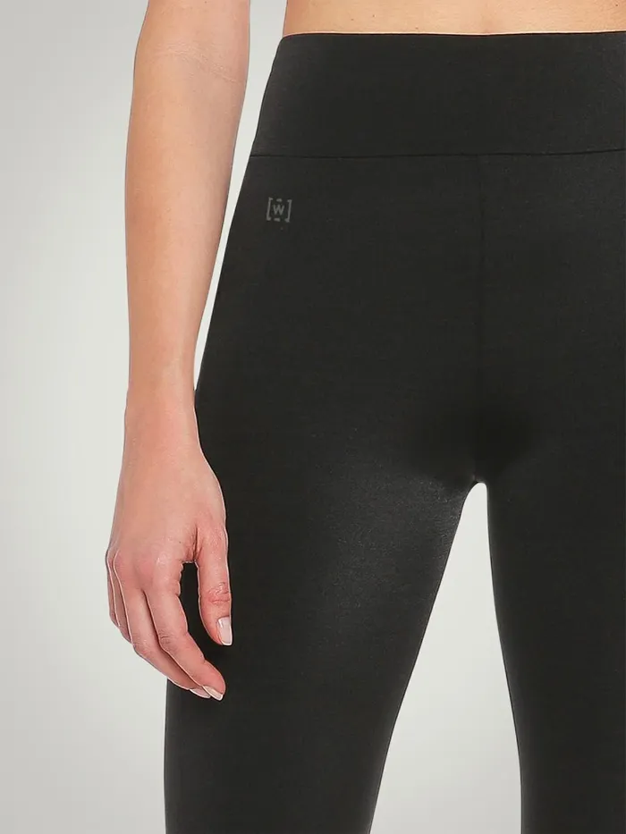 The Workout Biker Black Women Wolford Athleisure Leggings