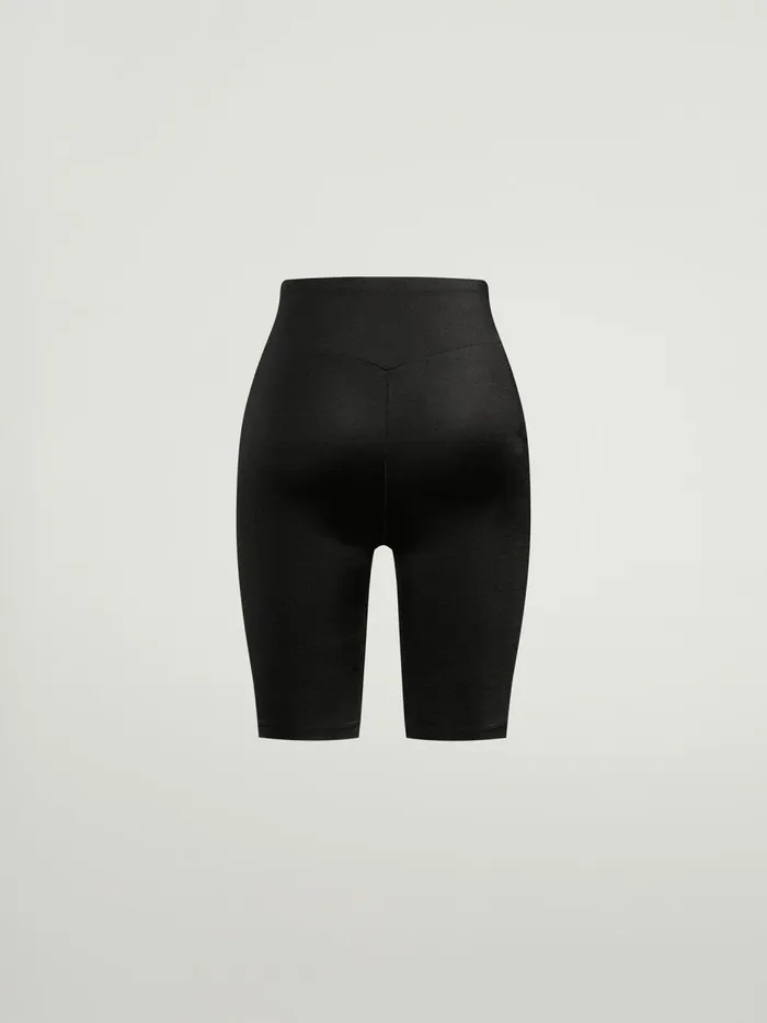 The Workout Biker Black Women Wolford Athleisure Leggings
