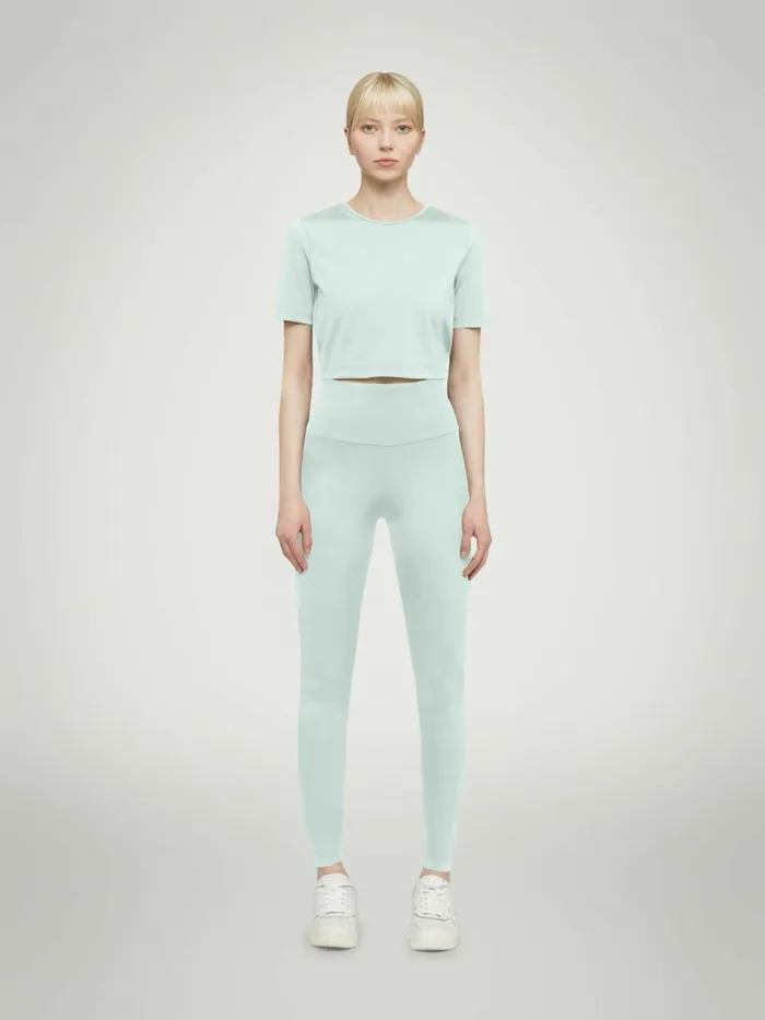 The Workout Leggings Aqua Women Wolford Leggings