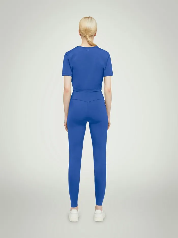 The Workout Leggings Dazzling Blue Women Wolford Athleisure Leggings