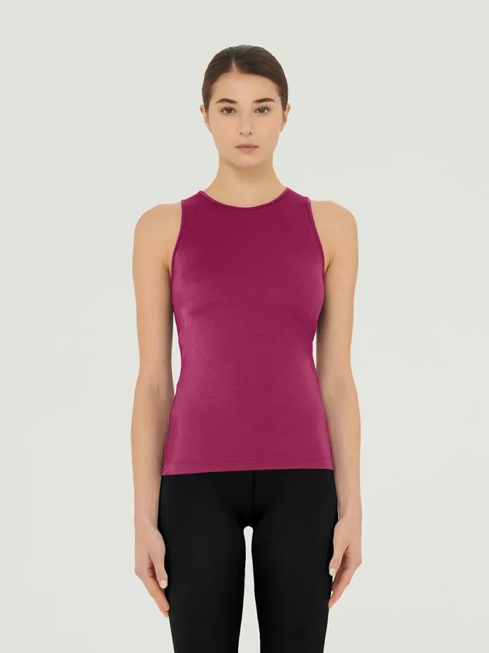 The Workout Top Sleeveless Mineral Red Women Wolford Tops