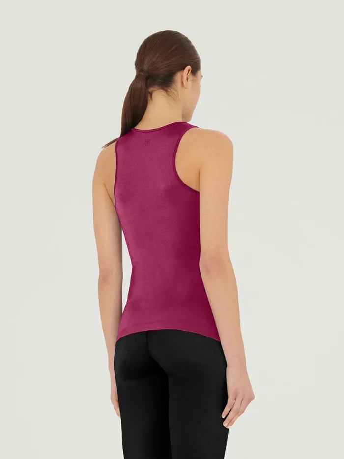 The Workout Top Sleeveless Mineral Red Women Wolford Tops
