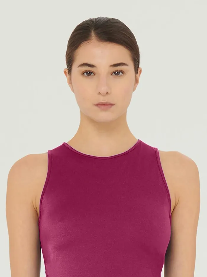 The Workout Top Sleeveless Mineral Red Women Wolford Tops