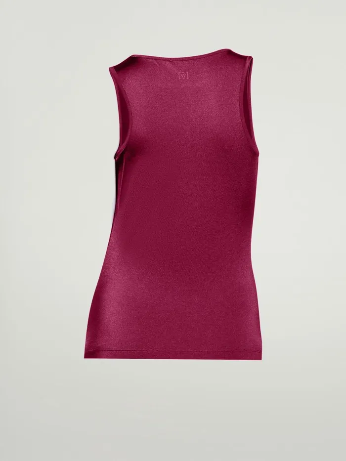 The Workout Top Sleeveless Mineral Red Women Wolford Tops