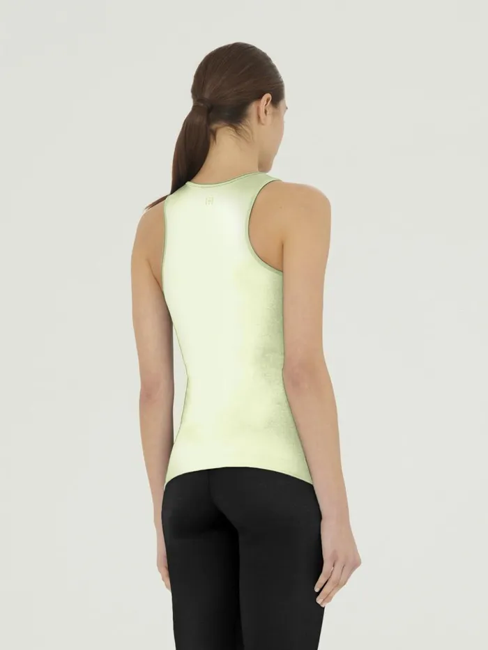 The Workout Top Sleeveless Opal Green Women Wolford Tops