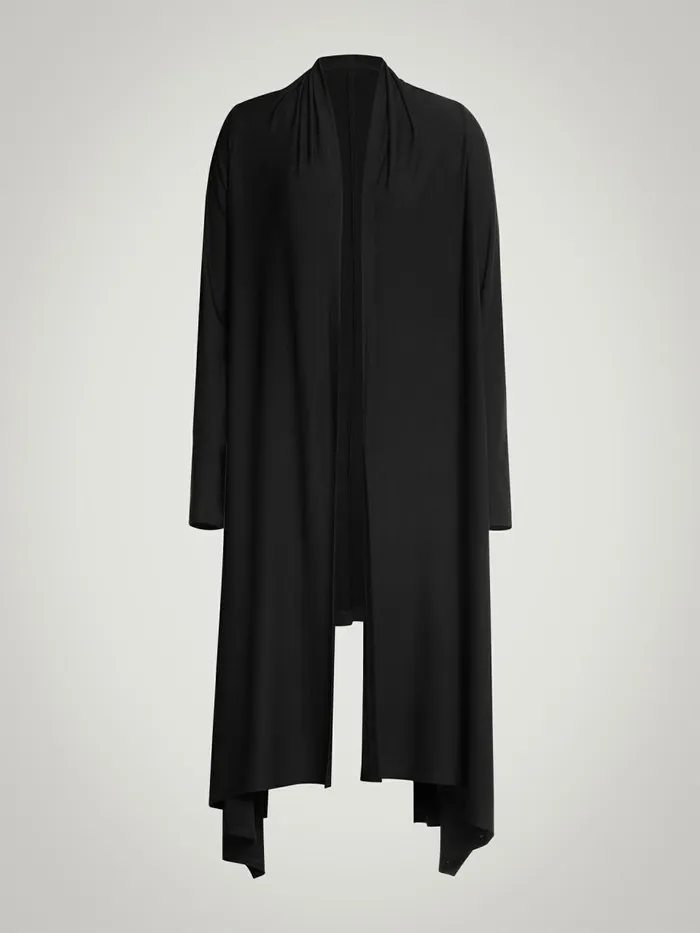 The Wrap Cardigan Black Women Wolford Longsleeve Shirts