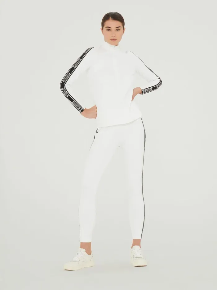 Thermal Top Long Sleeves White Women Wolford Bodysuits