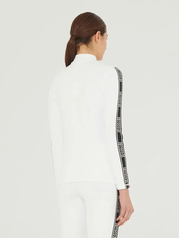 Thermal Top Long Sleeves White Women Wolford Bodysuits