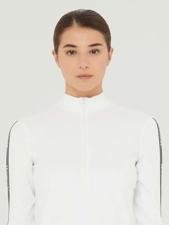 Thermal Top Long Sleeves White Women Wolford Bodysuits